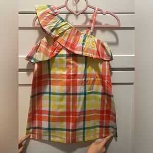 Janie and Jack Multicolor Plaid Camisole